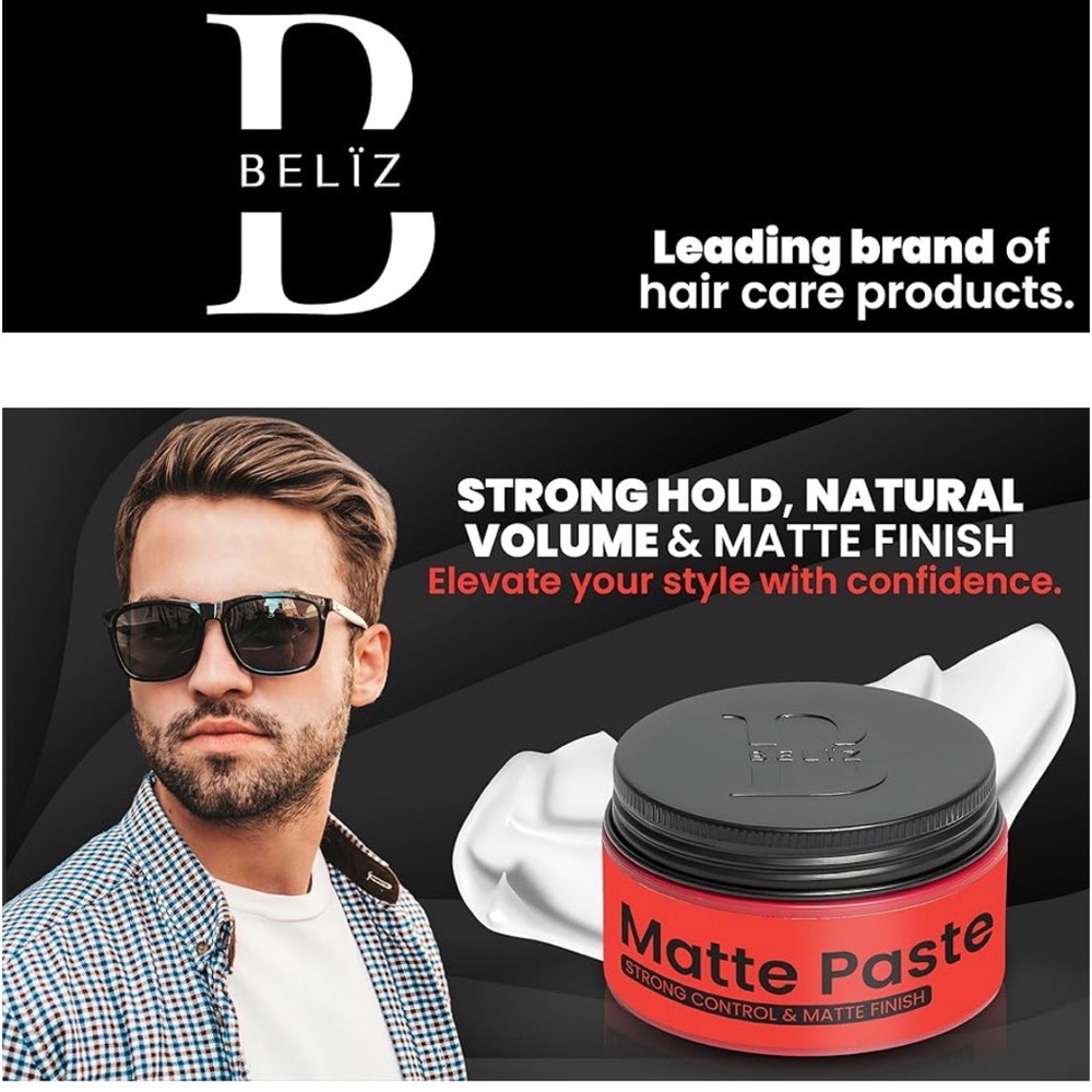 NEW Matte Paste Strong Control Matte Finish